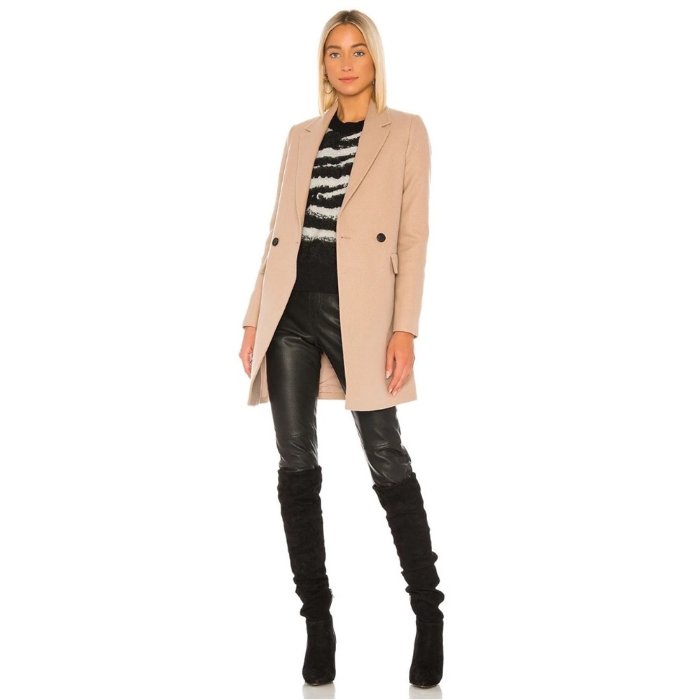 Dree Teco Double-Breasted Coat All Saints
